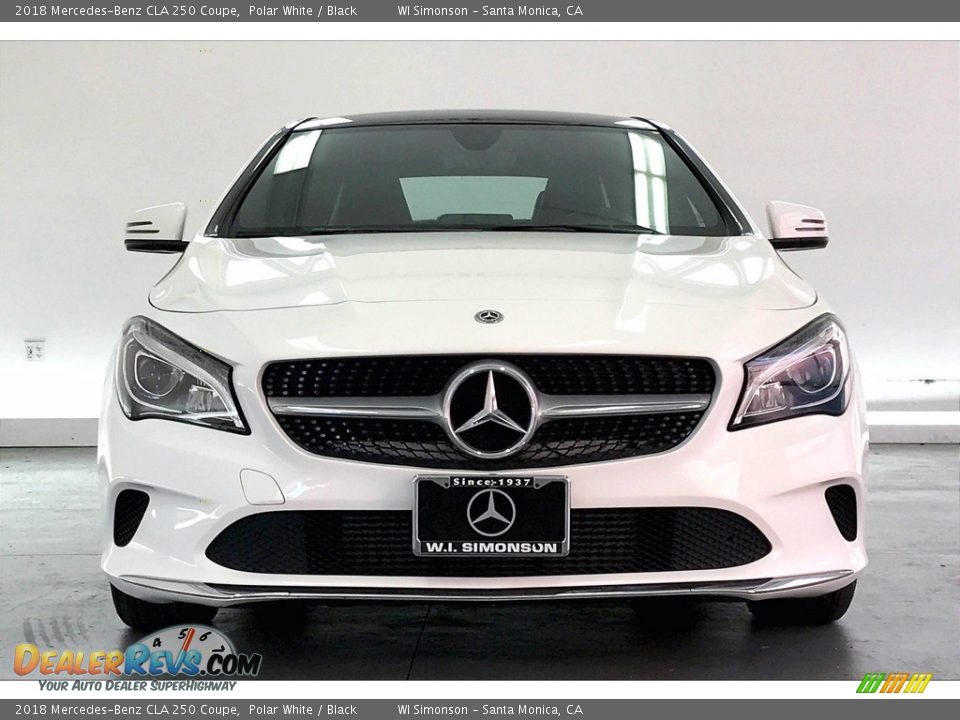 2018 Mercedes-Benz CLA 250 Coupe Polar White / Black Photo #2