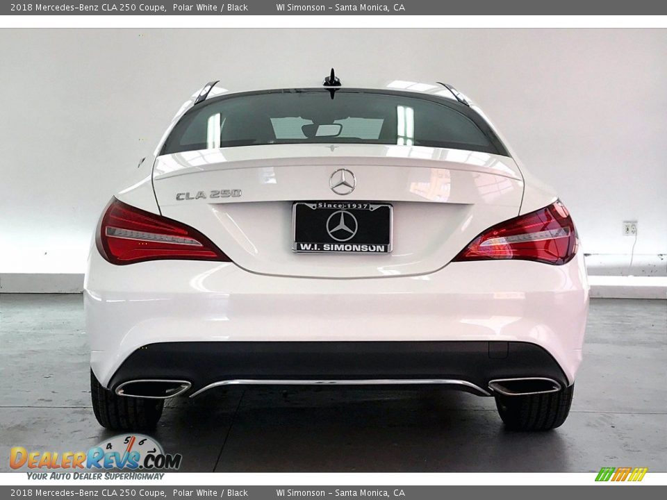 2018 Mercedes-Benz CLA 250 Coupe Polar White / Black Photo #3