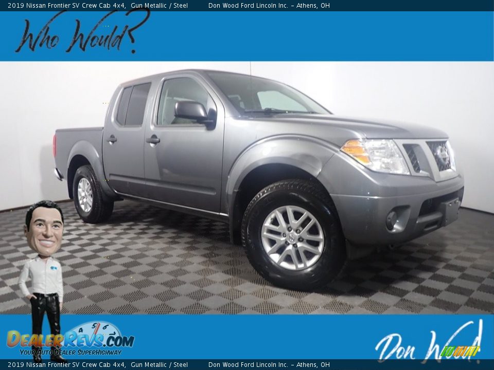 2019 Nissan Frontier SV Crew Cab 4x4 Gun Metallic / Steel Photo #1