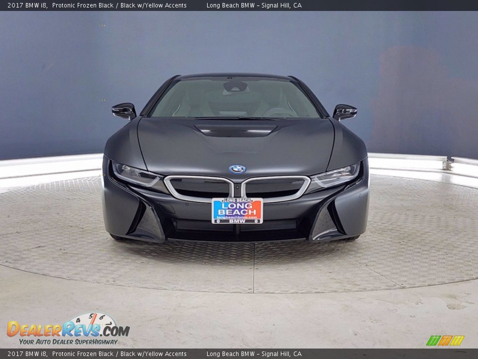 2017 BMW i8 Protonic Frozen Black / Black w/Yellow Accents Photo #2