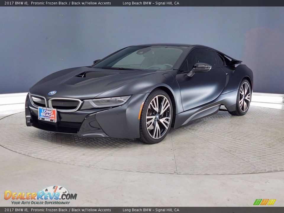 2017 BMW i8 Protonic Frozen Black / Black w/Yellow Accents Photo #3