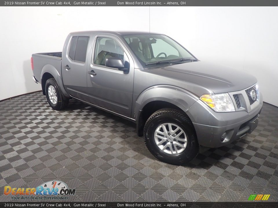 2019 Nissan Frontier SV Crew Cab 4x4 Gun Metallic / Steel Photo #3