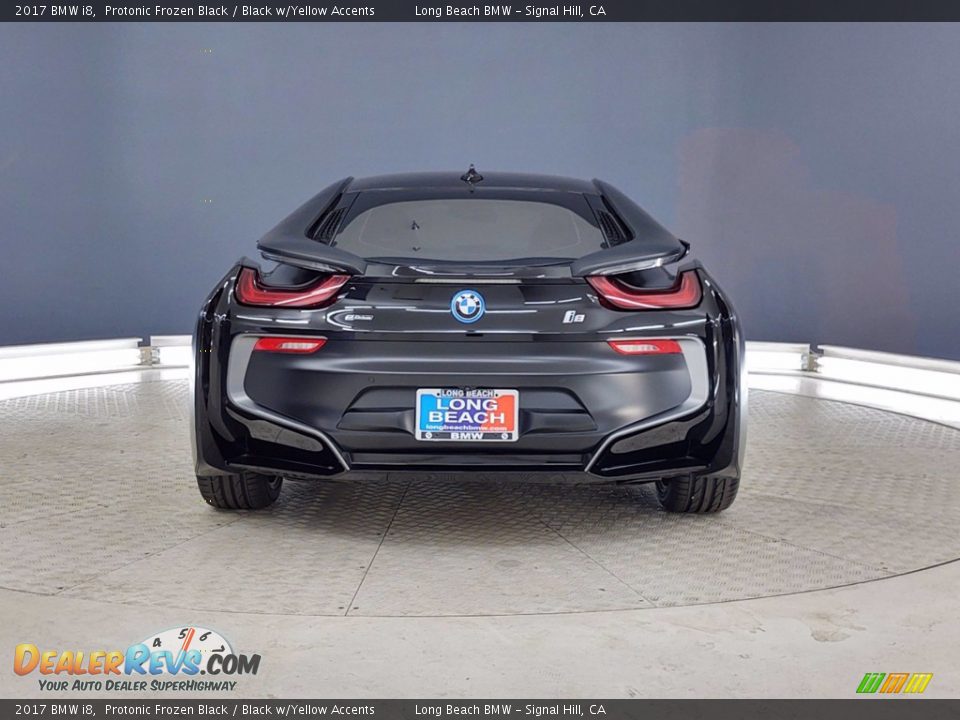 2017 BMW i8 Protonic Frozen Black / Black w/Yellow Accents Photo #4