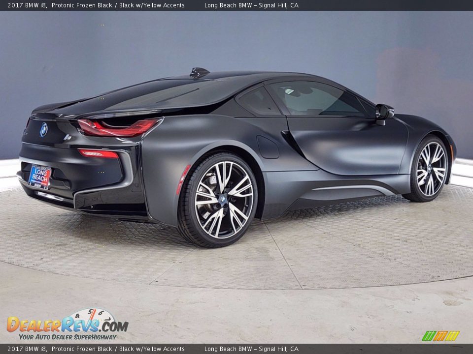 2017 BMW i8 Protonic Frozen Black / Black w/Yellow Accents Photo #5