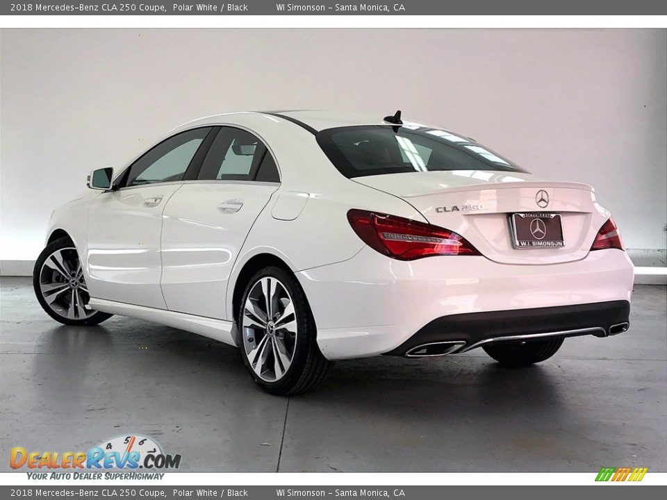 2018 Mercedes-Benz CLA 250 Coupe Polar White / Black Photo #10