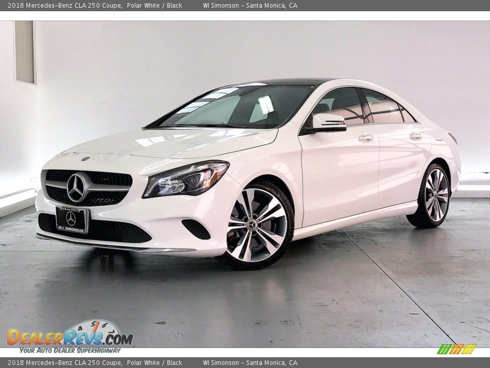 2018 Mercedes-Benz CLA 250 Coupe Polar White / Black Photo #12