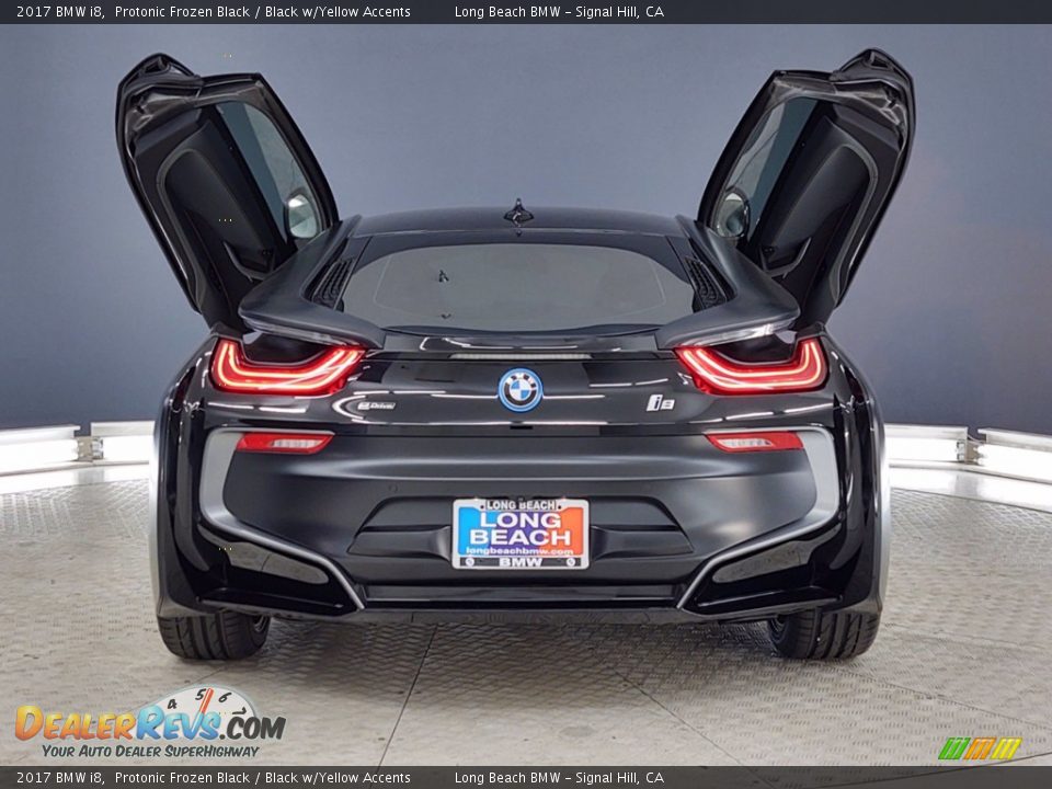 2017 BMW i8 Protonic Frozen Black / Black w/Yellow Accents Photo #8