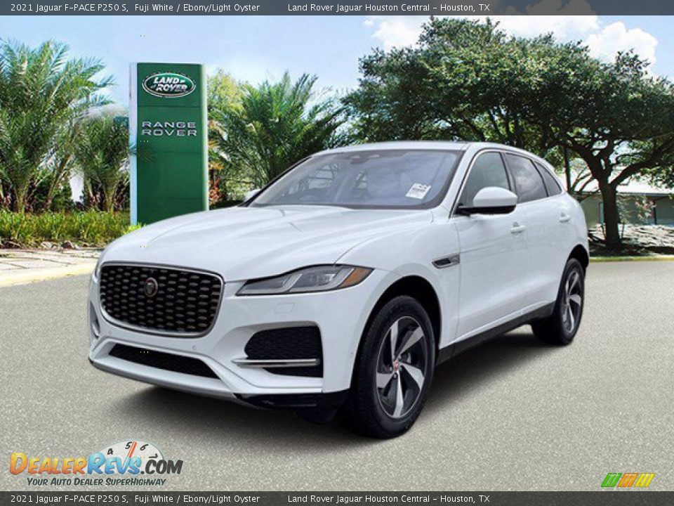 2021 Jaguar F-PACE P250 S Fuji White / Ebony/Light Oyster Photo #2