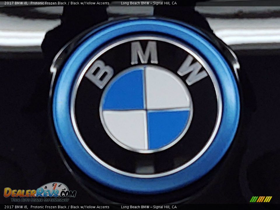 2017 BMW i8 Protonic Frozen Black / Black w/Yellow Accents Photo #13