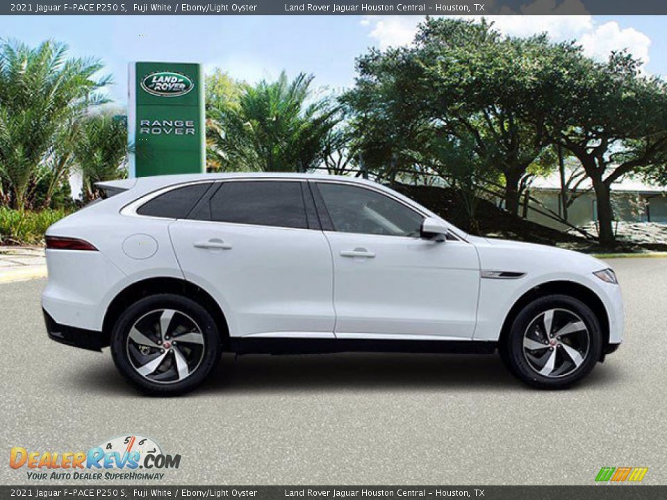 2021 Jaguar F-PACE P250 S Fuji White / Ebony/Light Oyster Photo #8