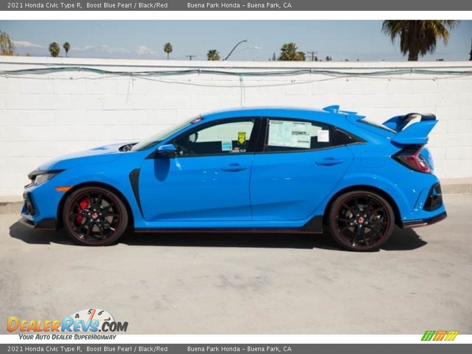 Boost Blue Pearl 2021 Honda Civic Type R Photo #4