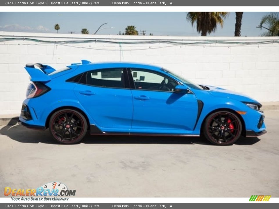 Boost Blue Pearl 2021 Honda Civic Type R Photo #9