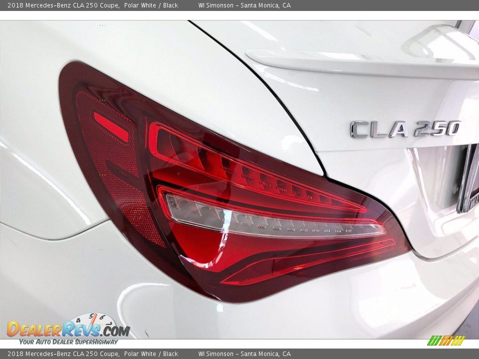 2018 Mercedes-Benz CLA 250 Coupe Polar White / Black Photo #29