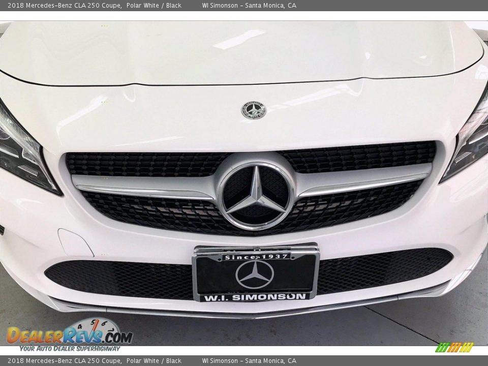 2018 Mercedes-Benz CLA 250 Coupe Polar White / Black Photo #30