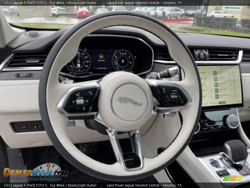 2021 Jaguar F-PACE P250 S Fuji White / Ebony/Light Oyster Photo #20