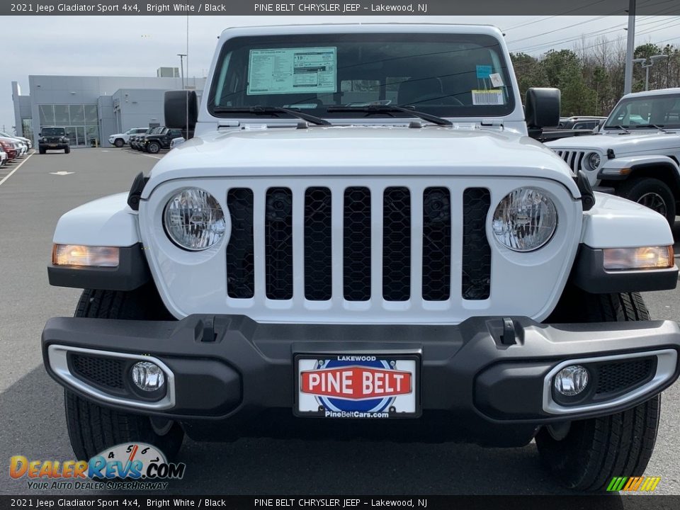 2021 Jeep Gladiator Sport 4x4 Bright White / Black Photo #3