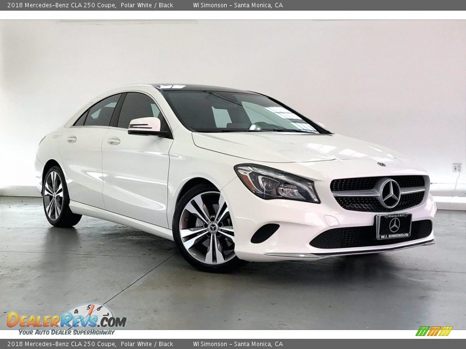 2018 Mercedes-Benz CLA 250 Coupe Polar White / Black Photo #34