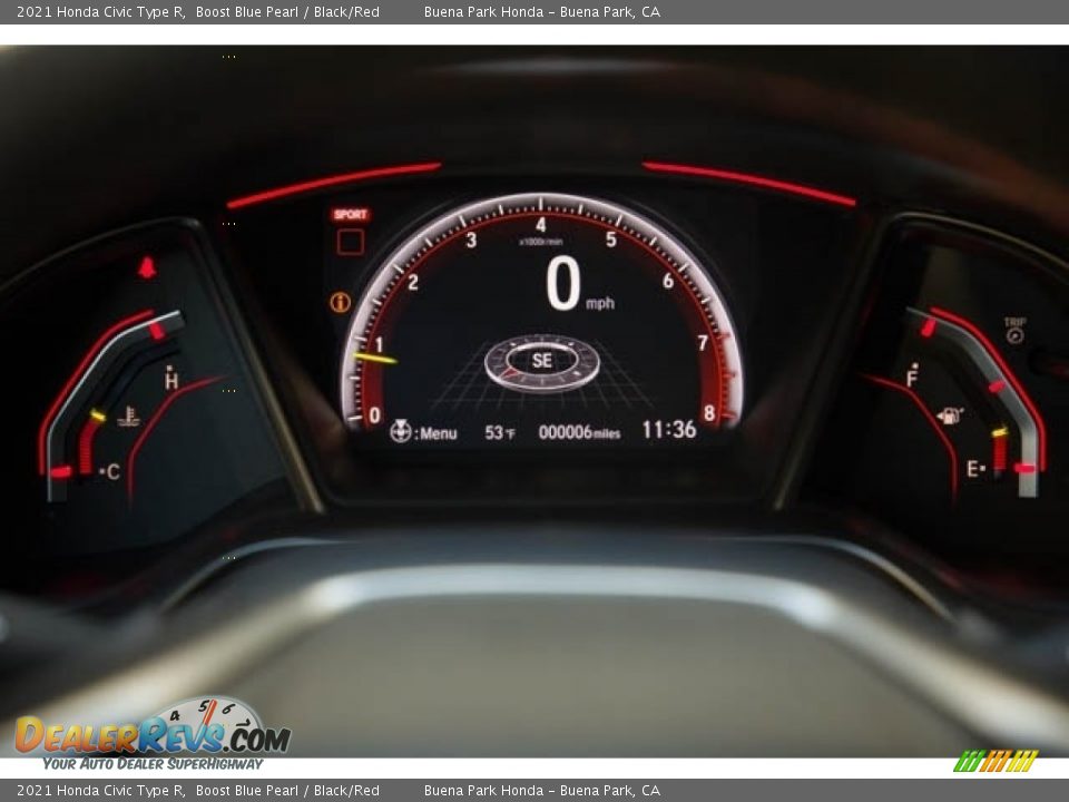 2021 Honda Civic Type R Gauges Photo #20