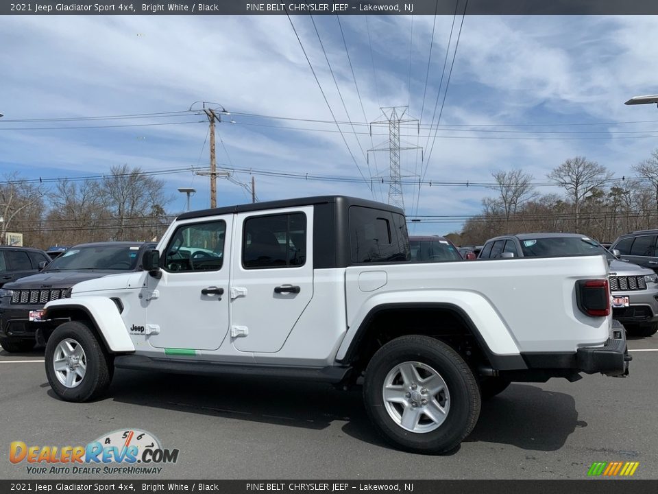 2021 Jeep Gladiator Sport 4x4 Bright White / Black Photo #6