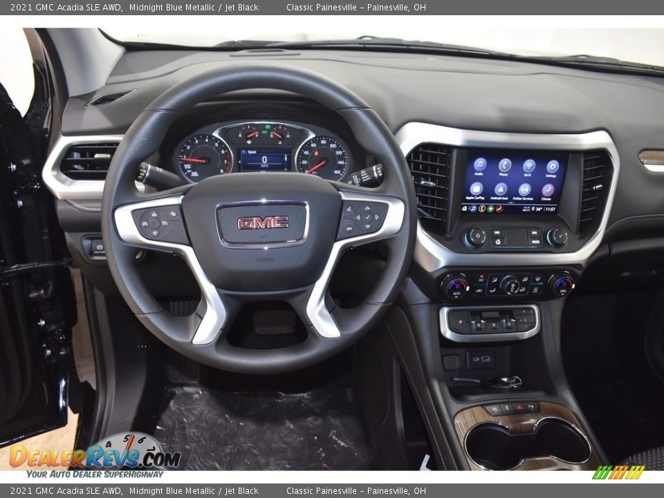 2021 GMC Acadia SLE AWD Midnight Blue Metallic / Jet Black Photo #10