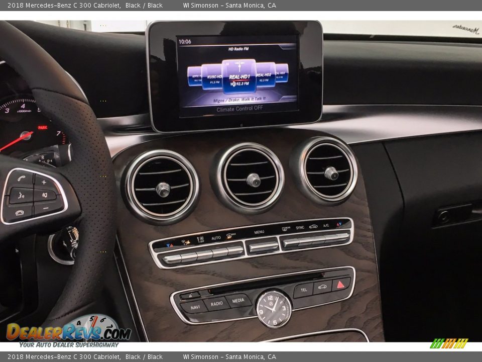 2018 Mercedes-Benz C 300 Cabriolet Black / Black Photo #6