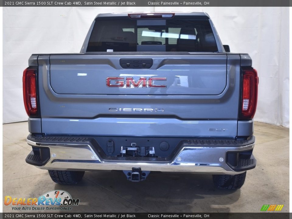 2021 GMC Sierra 1500 SLT Crew Cab 4WD Satin Steel Metallic / Jet Black Photo #3