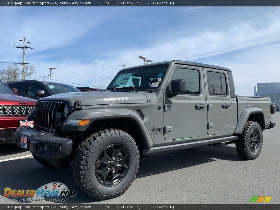 2021 Jeep Gladiator Sport 4x4 Sting-Gray / Black Photo #1