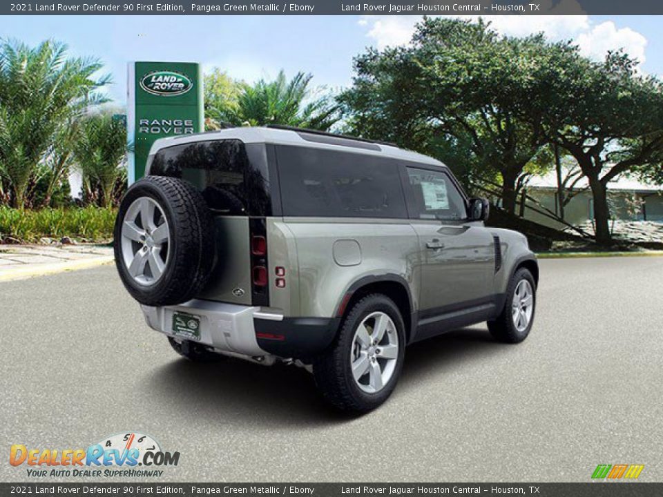 2021 Land Rover Defender 90 First Edition Pangea Green Metallic / Ebony Photo #3