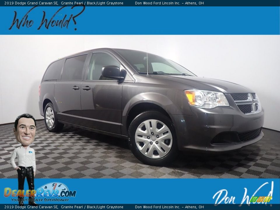 2019 Dodge Grand Caravan SE Granite Pearl / Black/Light Graystone Photo #1