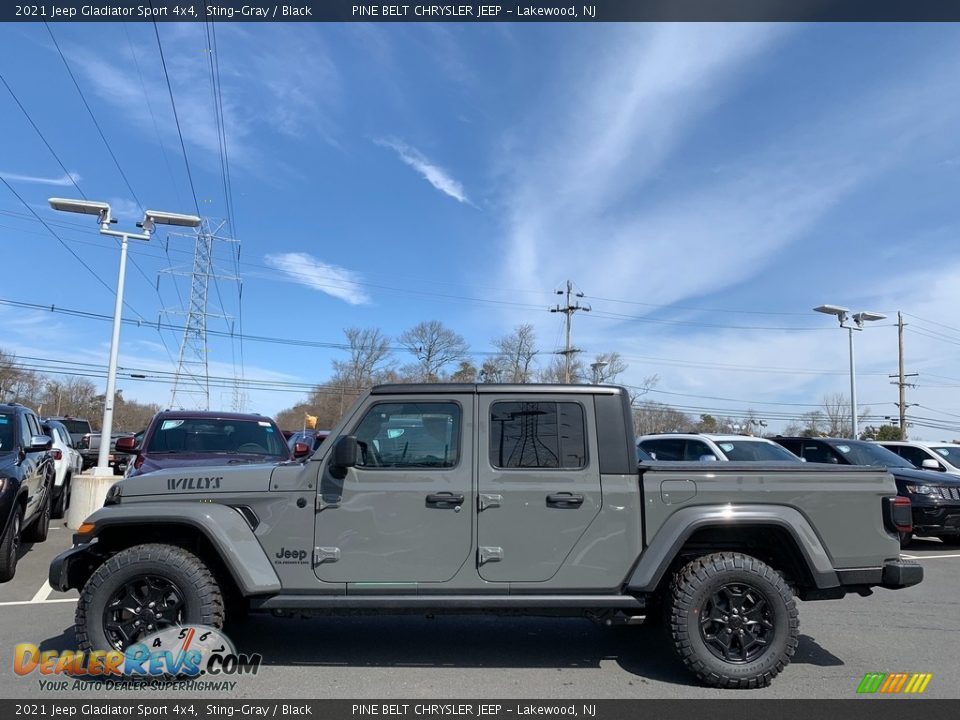 2021 Jeep Gladiator Sport 4x4 Sting-Gray / Black Photo #4