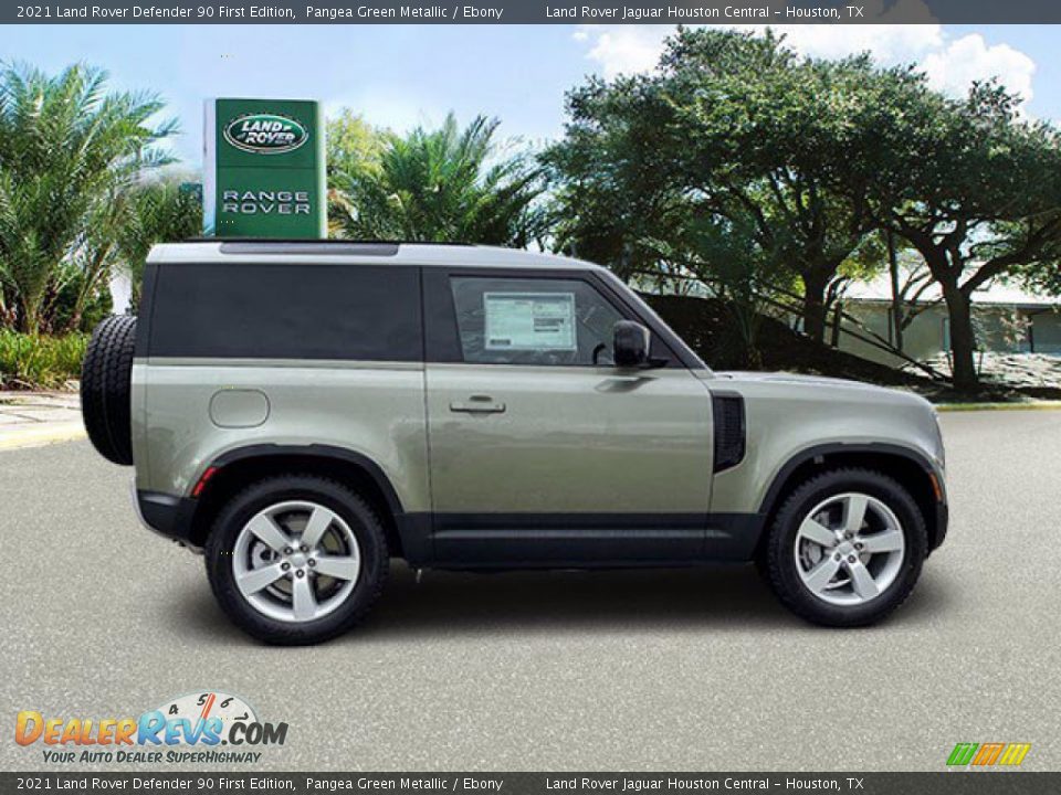 2021 Land Rover Defender 90 First Edition Pangea Green Metallic / Ebony Photo #8