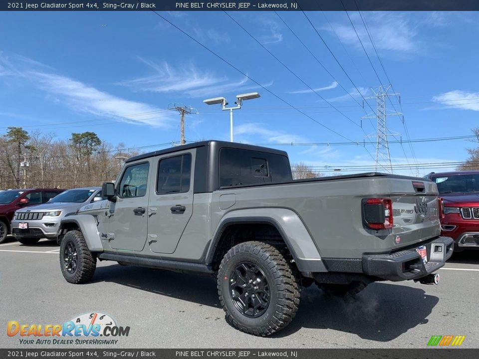 2021 Jeep Gladiator Sport 4x4 Sting-Gray / Black Photo #6