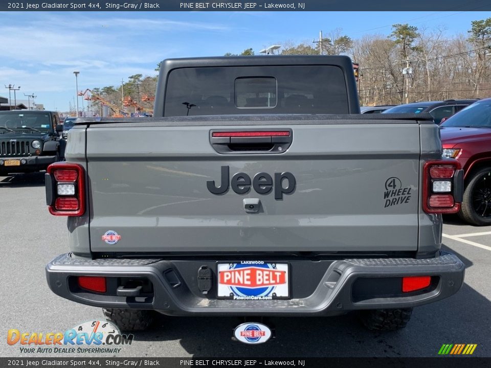 2021 Jeep Gladiator Sport 4x4 Sting-Gray / Black Photo #7