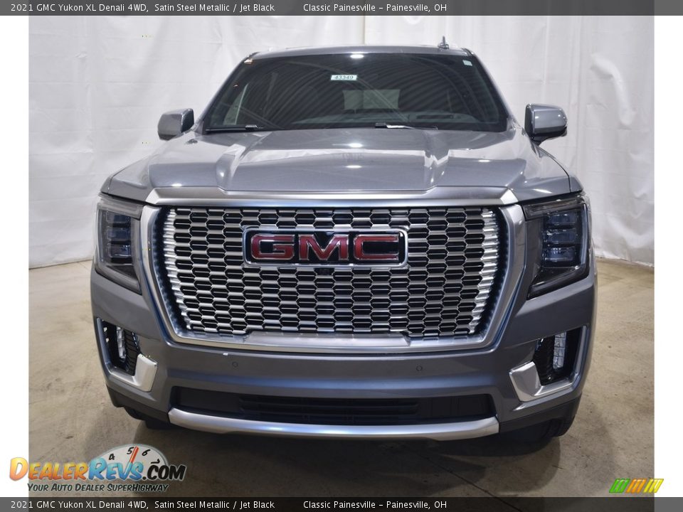 2021 GMC Yukon XL Denali 4WD Satin Steel Metallic / Jet Black Photo #4