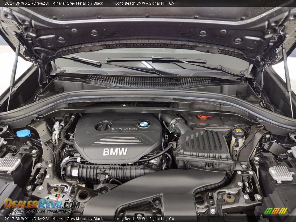 2017 BMW X1 xDrive28i Mineral Grey Metallic / Black Photo #12