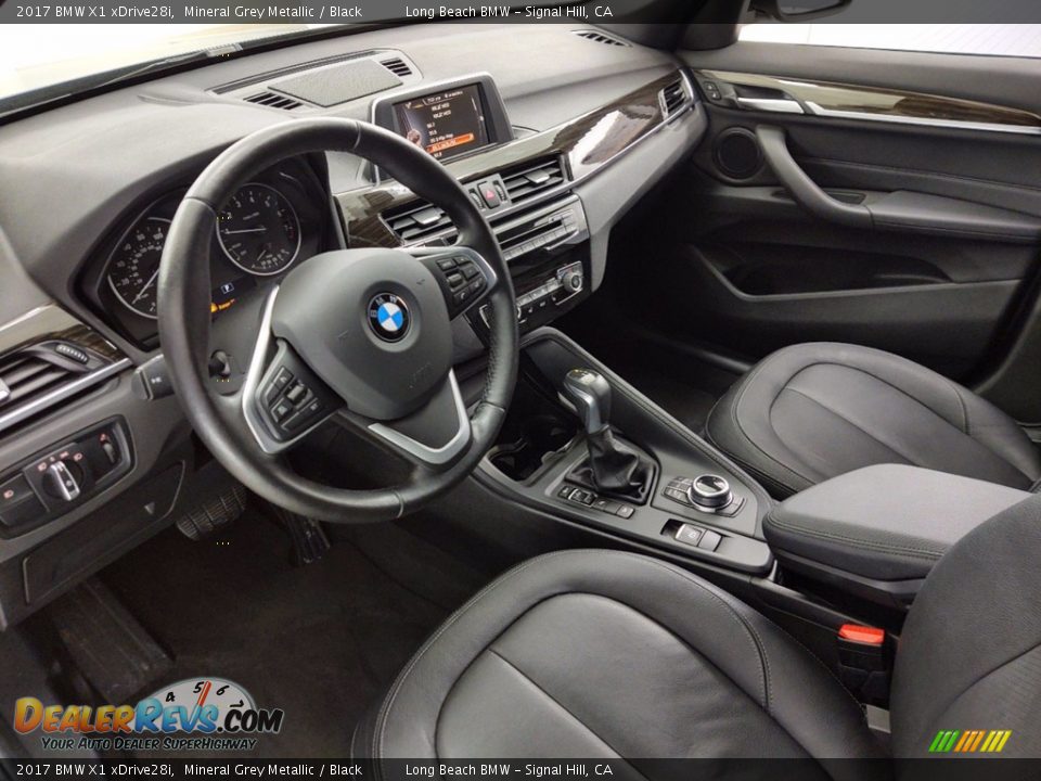 2017 BMW X1 xDrive28i Mineral Grey Metallic / Black Photo #16