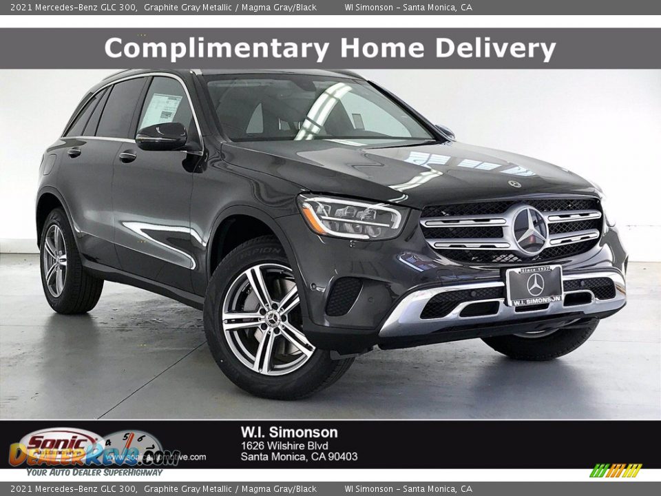 2021 Mercedes-Benz GLC 300 Graphite Gray Metallic / Magma Gray/Black Photo #1