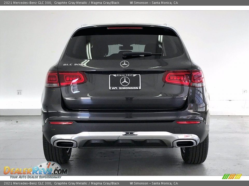 2021 Mercedes-Benz GLC 300 Graphite Gray Metallic / Magma Gray/Black Photo #3