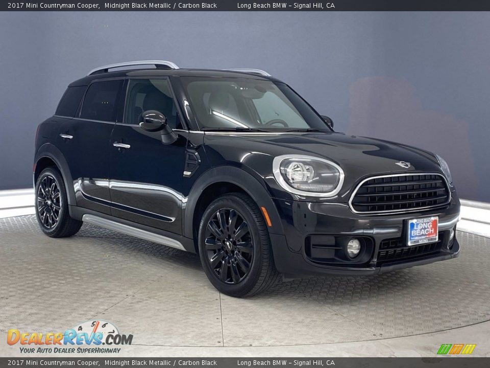 2017 Mini Countryman Cooper Midnight Black Metallic / Carbon Black Photo #1