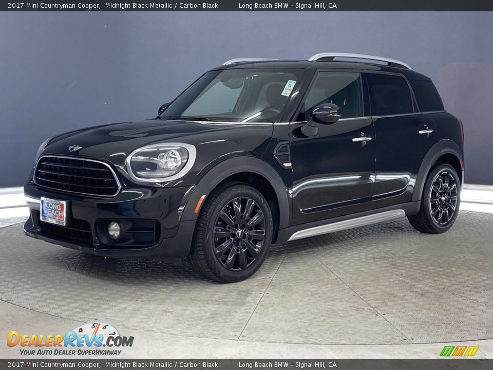 2017 Mini Countryman Cooper Midnight Black Metallic / Carbon Black Photo #3