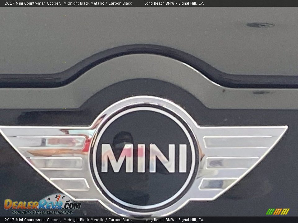 2017 Mini Countryman Cooper Midnight Black Metallic / Carbon Black Photo #10