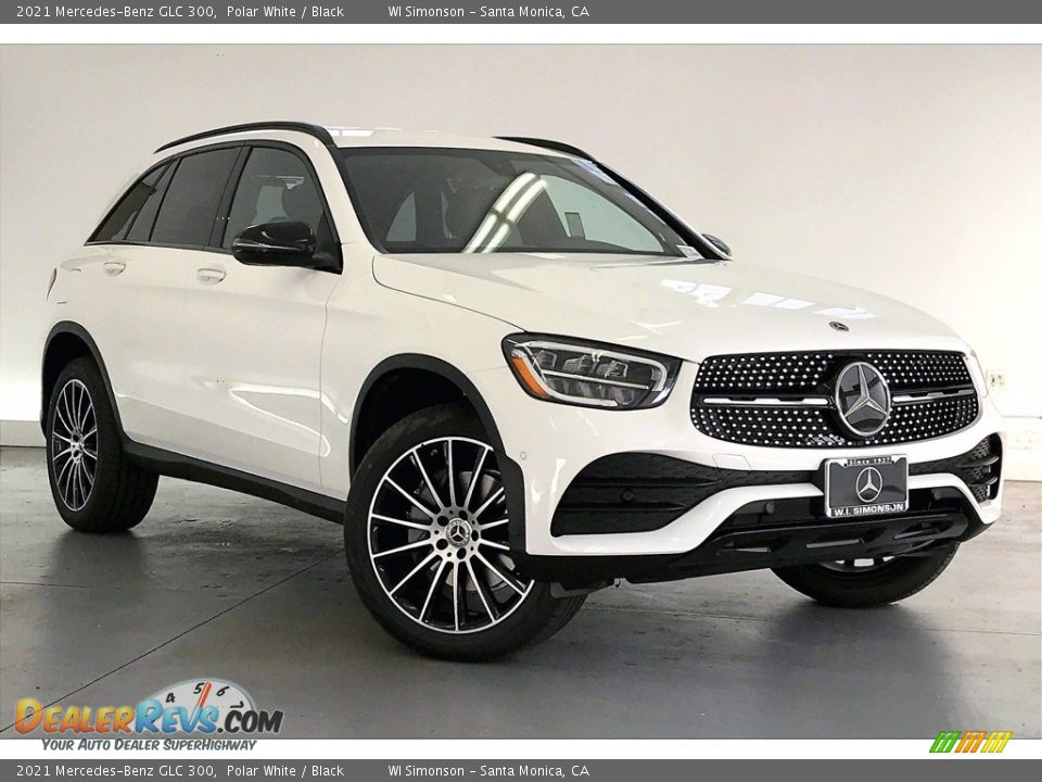 2021 Mercedes-Benz GLC 300 Polar White / Black Photo #12