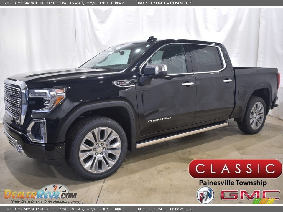 2021 GMC Sierra 1500 Denali Crew Cab 4WD Onyx Black / Jet Black Photo #1