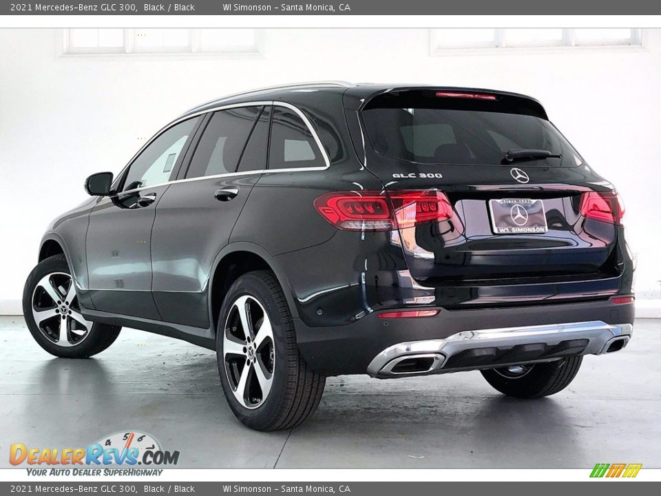 2021 Mercedes-Benz GLC 300 Black / Black Photo #2