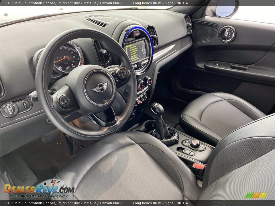 2017 Mini Countryman Cooper Midnight Black Metallic / Carbon Black Photo #16