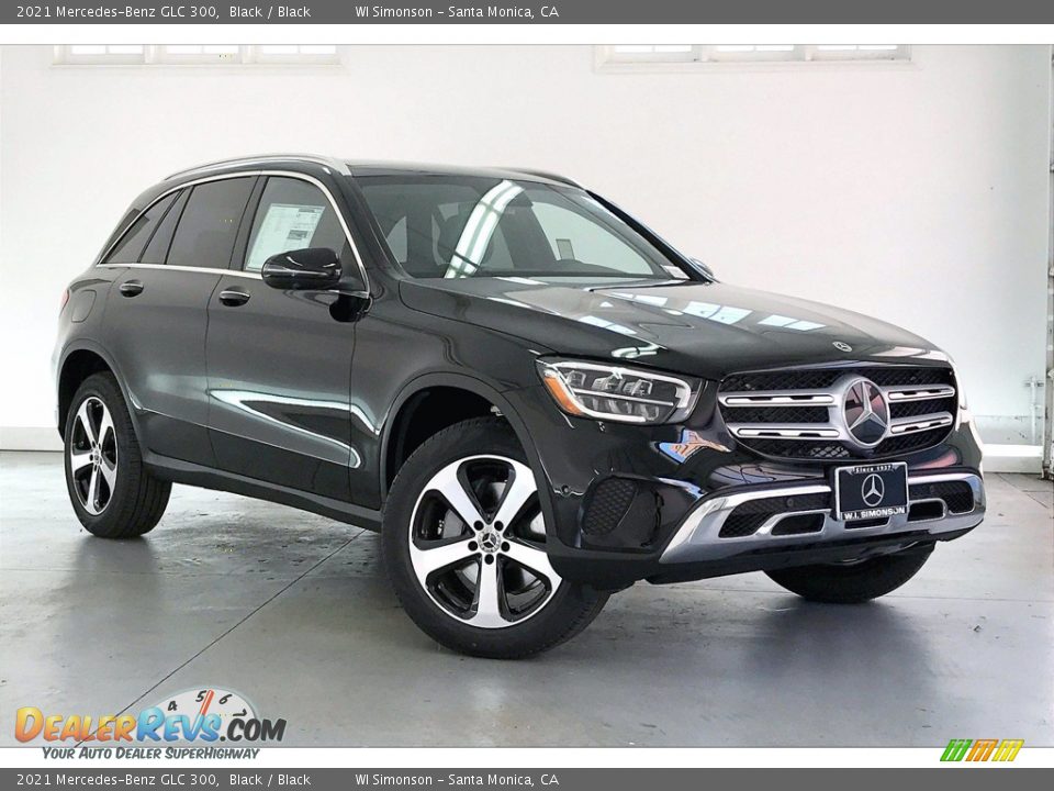 2021 Mercedes-Benz GLC 300 Black / Black Photo #10