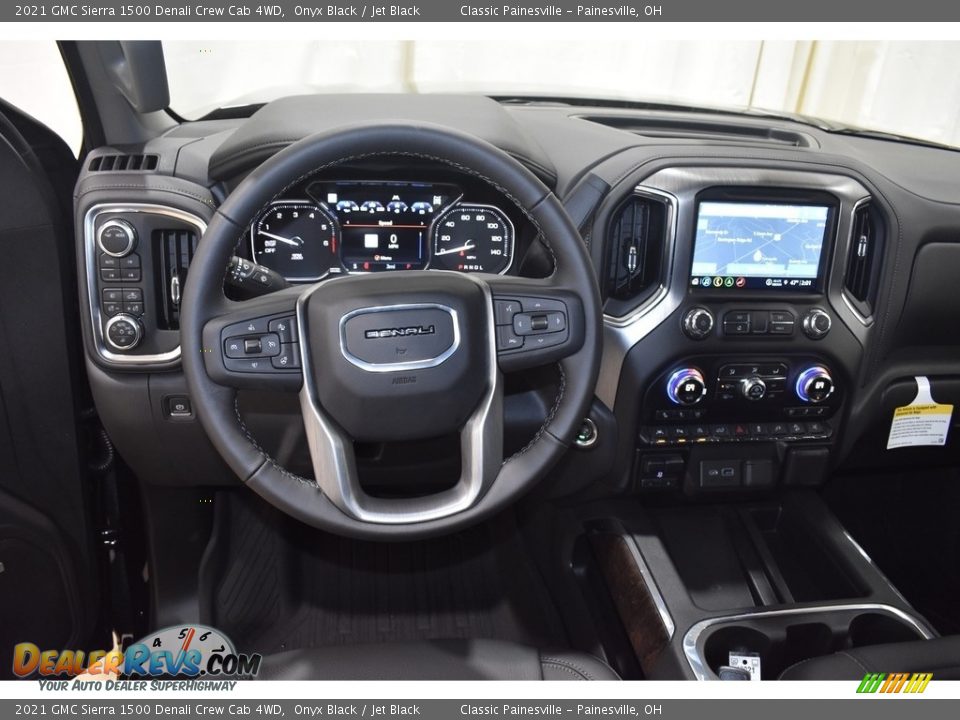 2021 GMC Sierra 1500 Denali Crew Cab 4WD Onyx Black / Jet Black Photo #12