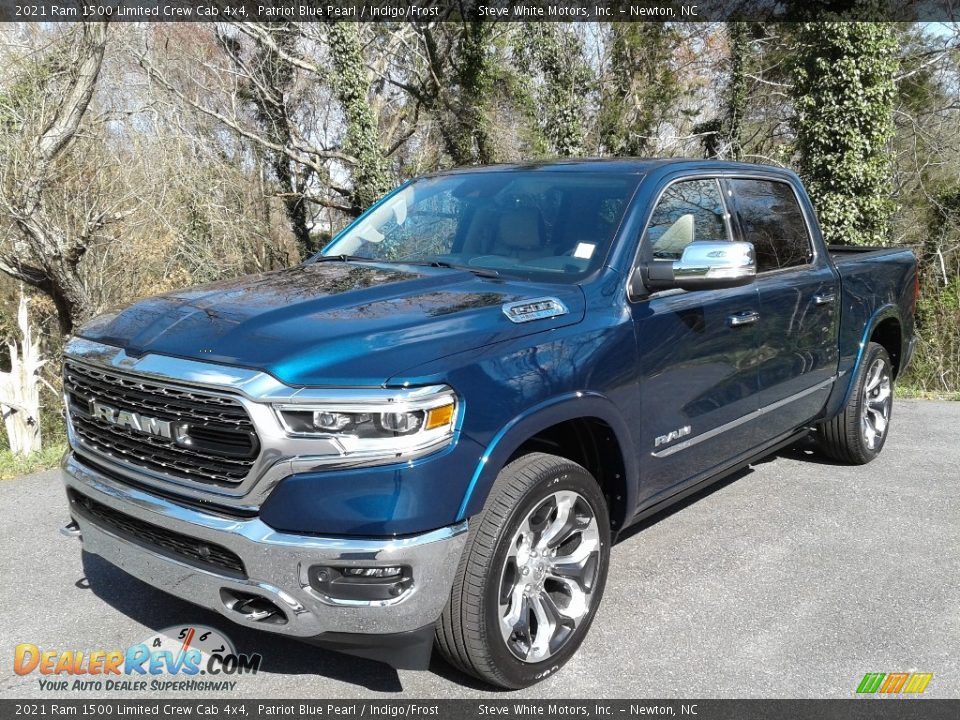 2021 Ram 1500 Limited Crew Cab 4x4 Patriot Blue Pearl / Indigo/Frost Photo #2