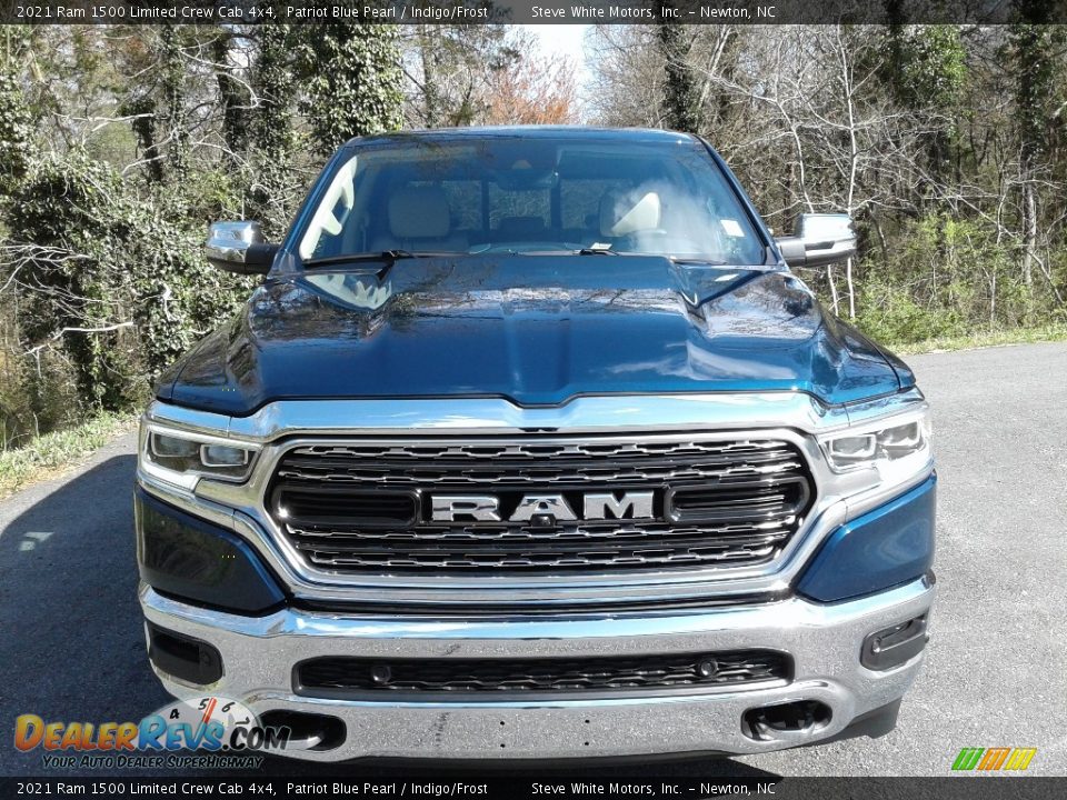 2021 Ram 1500 Limited Crew Cab 4x4 Patriot Blue Pearl / Indigo/Frost Photo #3