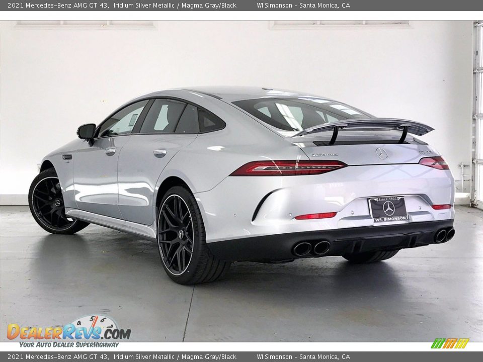 2021 Mercedes-Benz AMG GT 43 Iridium Silver Metallic / Magma Gray/Black Photo #2